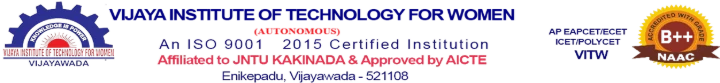 Vijaya institute of technology for women logo